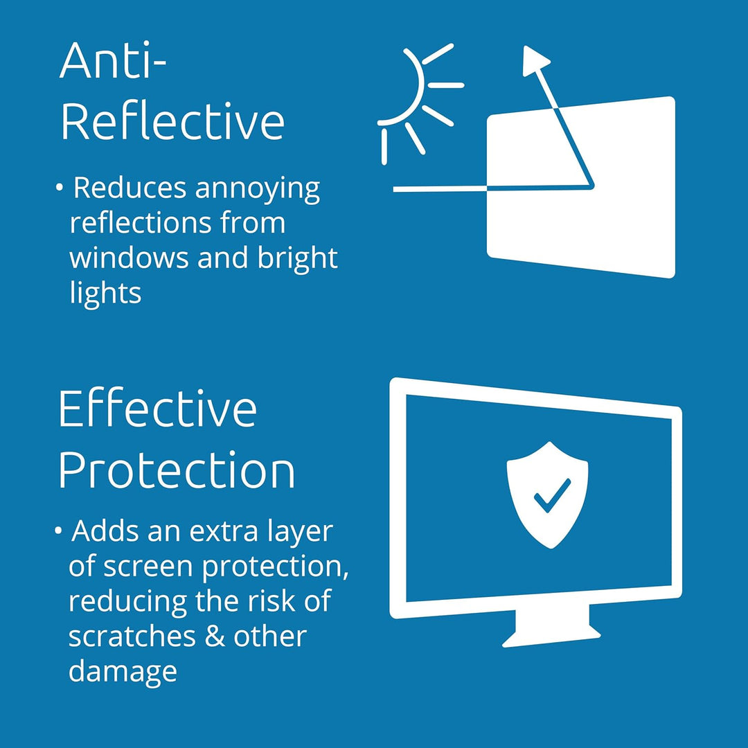 Kensington Monitor Blickschutzfilter, abnehmbare Schutzfolie für 24"-Monitore (16:9), Blendschutzbes