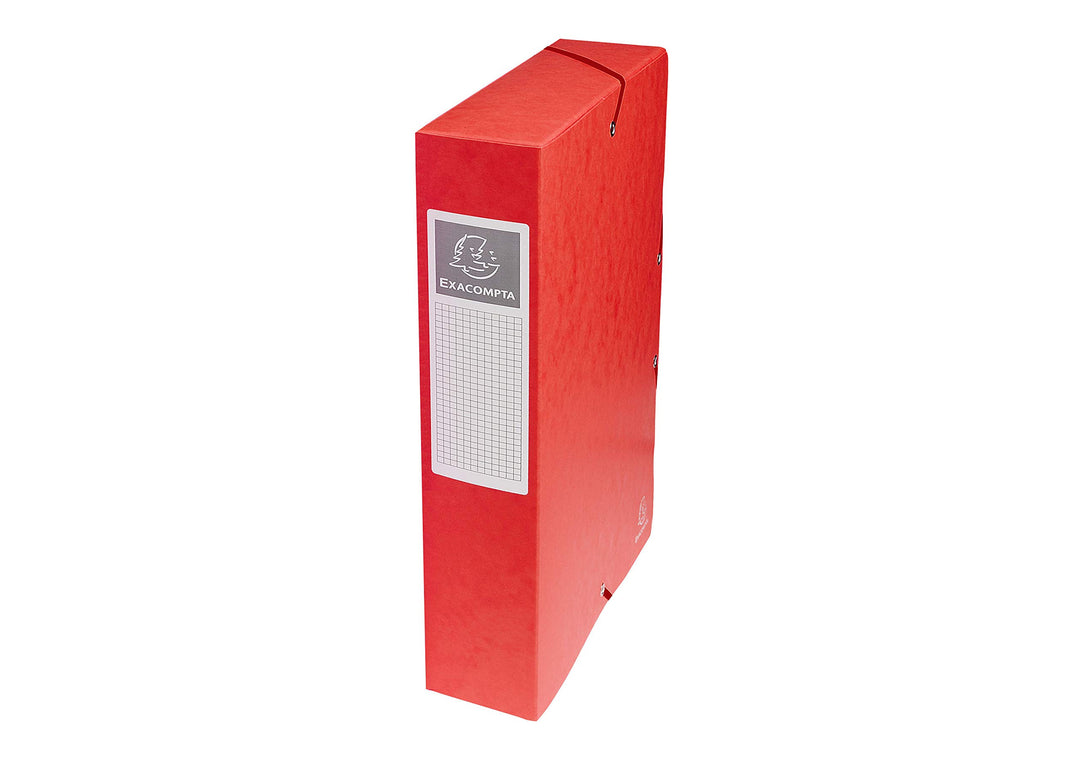 Exacompta 50605E 8er Pack Premium Sammelboxen aufgebaut mit Gummizug 60 mm breit aus extra starkem C