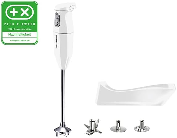 ESGE Zauberstab Cordless PRO, 2500 mAh Li-Ion Akku Profi Stabmixer, Pürierstab, ergonomischer Griff,