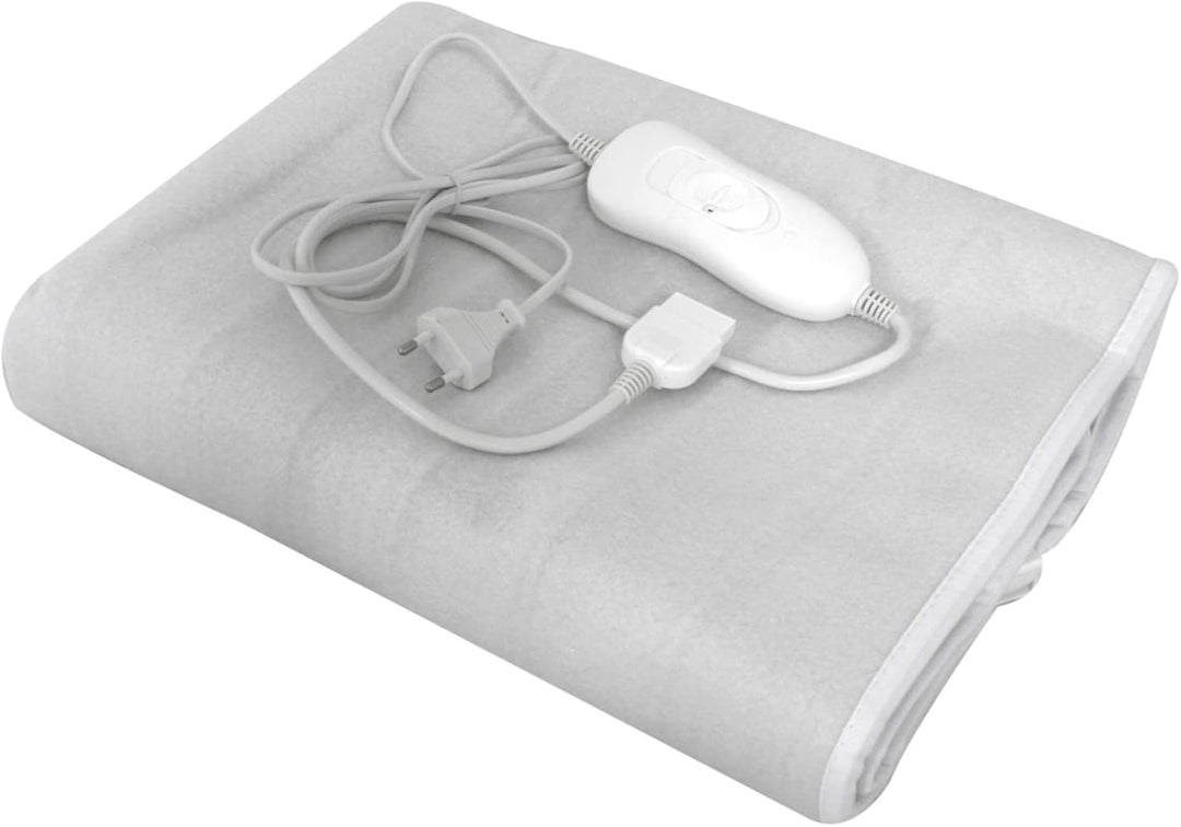 Elektrische Heizdecke 60 Watt 150 x 80 cm mit 3 Wärme- Stufen Wärmedecke Decke Bettdecke Sofadecke K