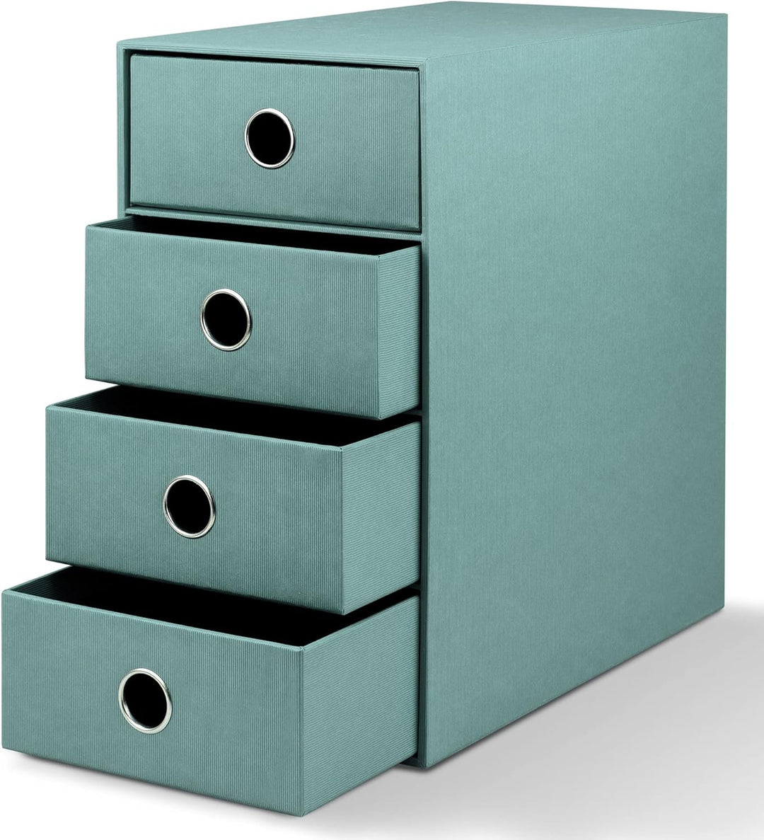 Rössler SOHO 4er Schubladenbox aus Papier | Büro Organizer Schreibtisch | Schubladen Organizer Büro