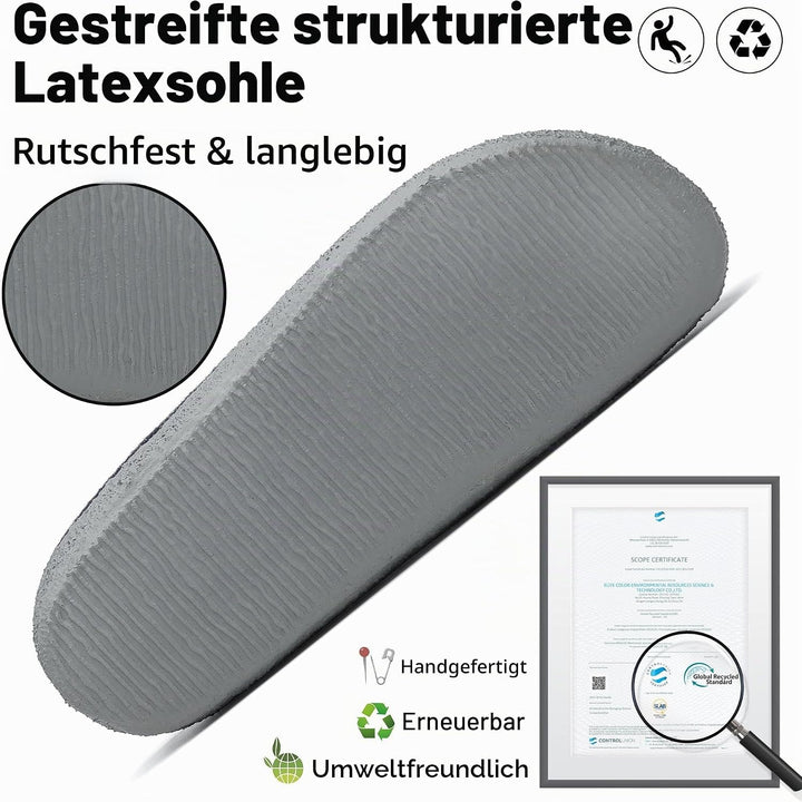 Mishansha Filz Hausschuhe Winter Bequem Filzpantoffeln für Damen Herren Gr.36-48, 37 EU Blau
