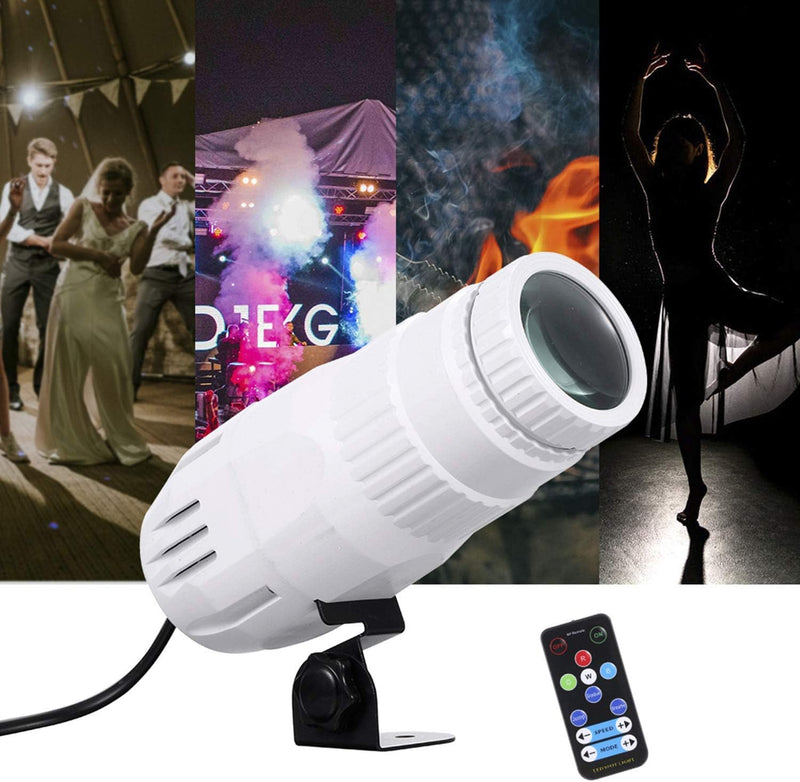 Lixada Pinspot LED DJ Effekt Licht, Mini RGBW LED Beam Spot Lichter Pinspot Licht mit Remote Spotlig