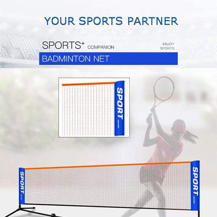 GYKLY Tennisnetz Mobiles tragbares Tennisnetz für Kinder Tennis Mehrzwecknetz, Volleyballnetz, 3.1 m