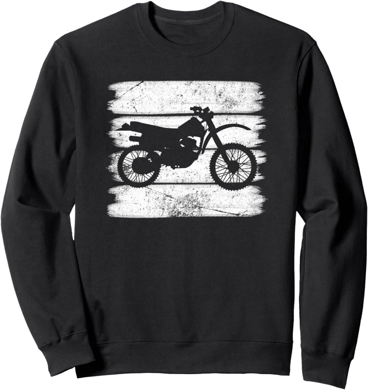 Streifen Stilentwurf Schmutziges Fahrrad Sweatshirt