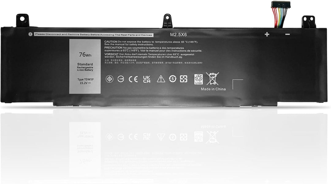 HUBEI TDW5P Laptop Batterie Ersatz für Dell Alienware 13 R3 ALW13C-D2718 ALW13CR-1738 ALW13CR-2508 A
