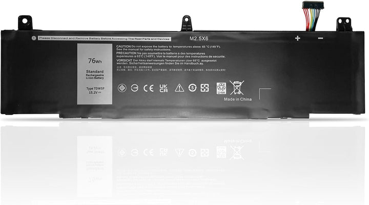 HUBEI TDW5P Laptop Batterie Ersatz für Dell Alienware 13 R3 ALW13C-D2718 ALW13CR-1738 ALW13CR-2508 A