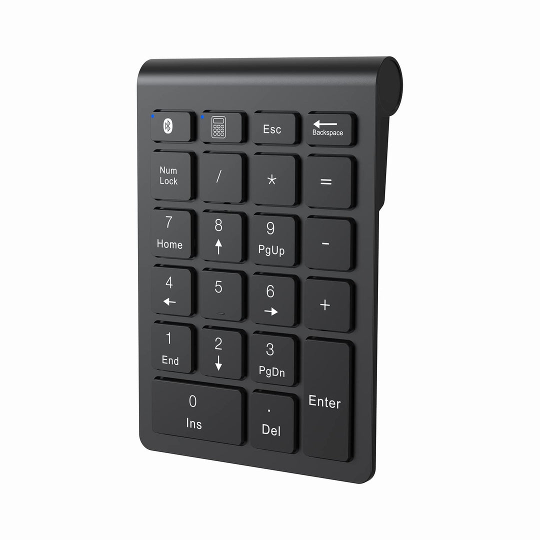 cimetech Bluetooth Numpad- kabellos ziffernblock mit 22 Tasten -10 Multifunktionstasten Multimedia-K