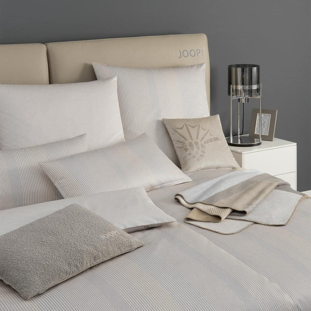 JOOP! Satin Bettwäsche Groove 4107 | 7 Natur - 155 x 220