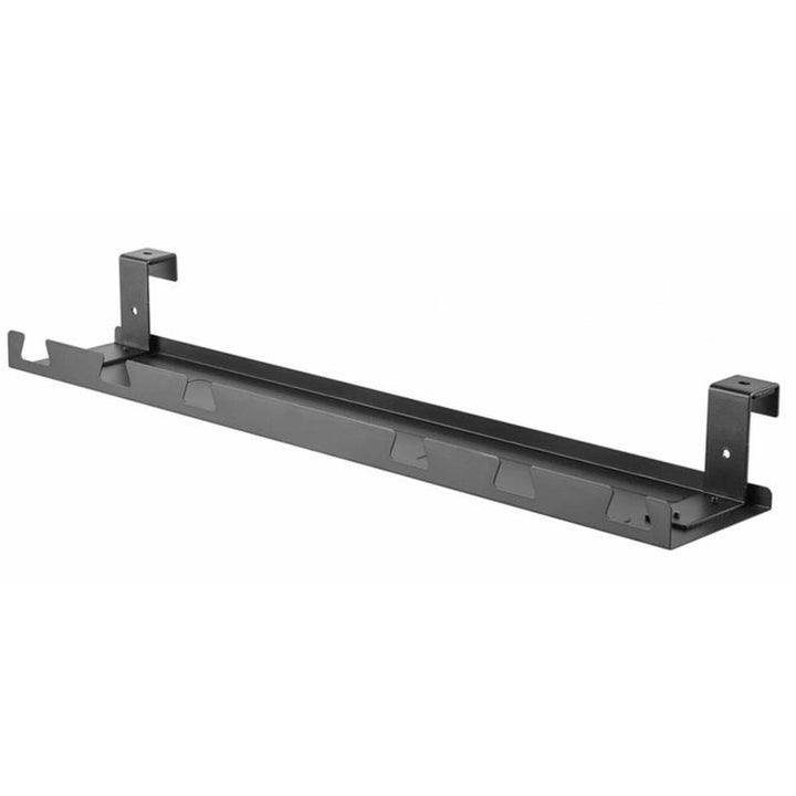 Electraline 71730 Kabelhalter unter dem Schreibtisch, Tablett 590 x 131 x 74 mm für elektrische Kabe