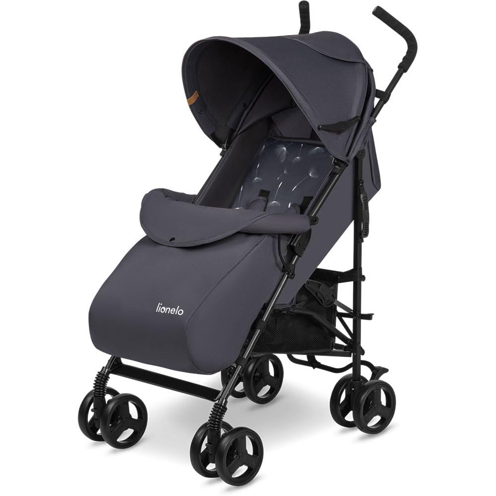 LIONELO Elia Buggy Klein Zusammenklappbar Kinderwagen Bis 15 Kg, Rücken Und Fussstützenverstellung H