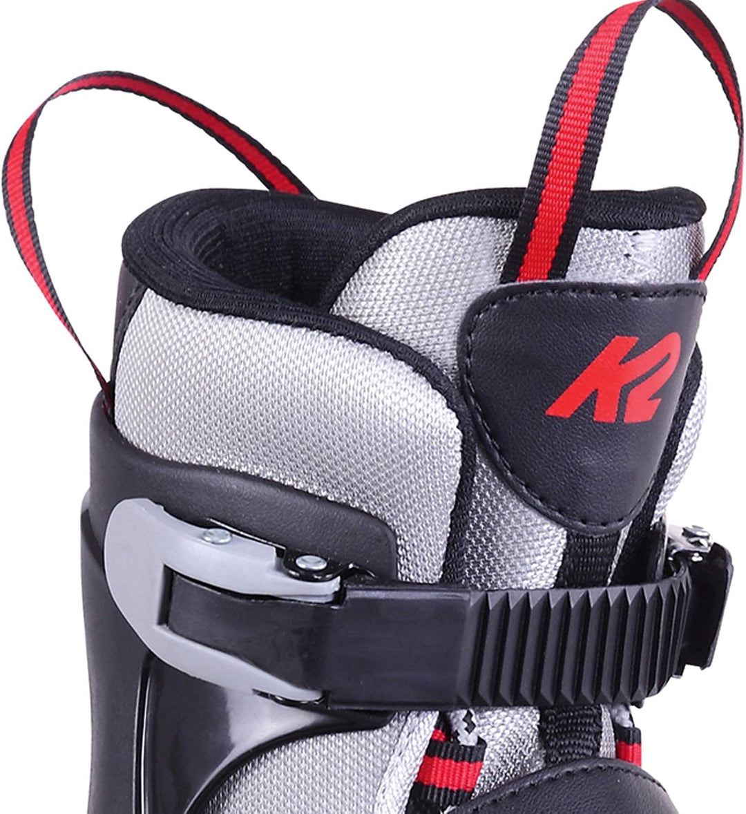 K2 Jungen Raider Inline Skates L (EU: 35-40 / UK: 3-7 / US: 4-8) grey - red, L (EU: 35-40 / UK: 3-7