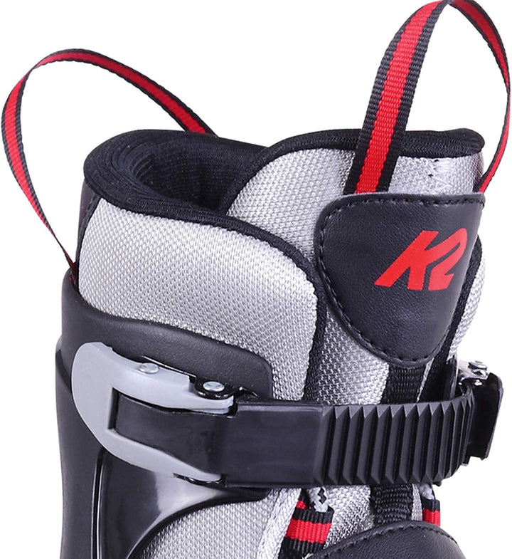 K2 Jungen Raider Inline Skates L (EU: 35-40 / UK: 3-7 / US: 4-8) grey - red, L (EU: 35-40 / UK: 3-7