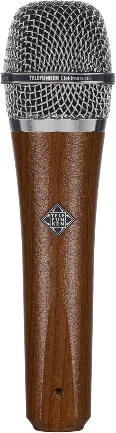 Telefunken M80 Dynamisches Handmikrofon mit Supernierencharakteristik, Kirschholz-Finish Kirsche, Ki