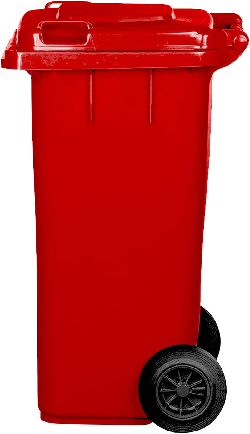 Jestic Mülltonne 120 240 mit leisen Gummirädern für getrennte Mülltrennung, Recycling innen aussen E