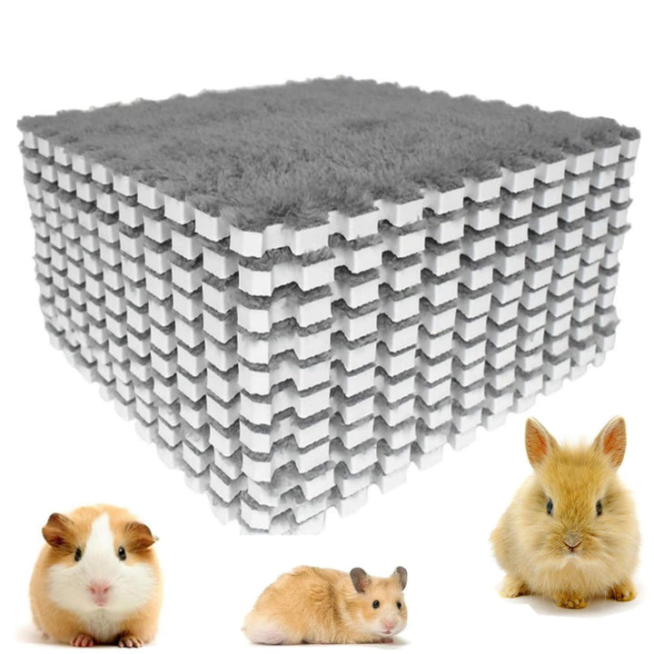 bangminda 10 Stück Meerschweinchenunterlage, Weiche warme Kaninchenschlafmatte, waschbare Meerschwei
