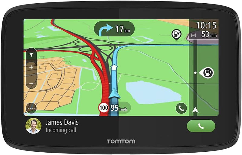 TomTom Navigationsgerät GO Essential (5 Zoll, Stauvermeidung dank TomTom Traffic, Karten-Updates Eur