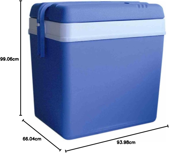 EDA Plastiques Isolierte Kühlbox 24 Liter Volumen, Blau
