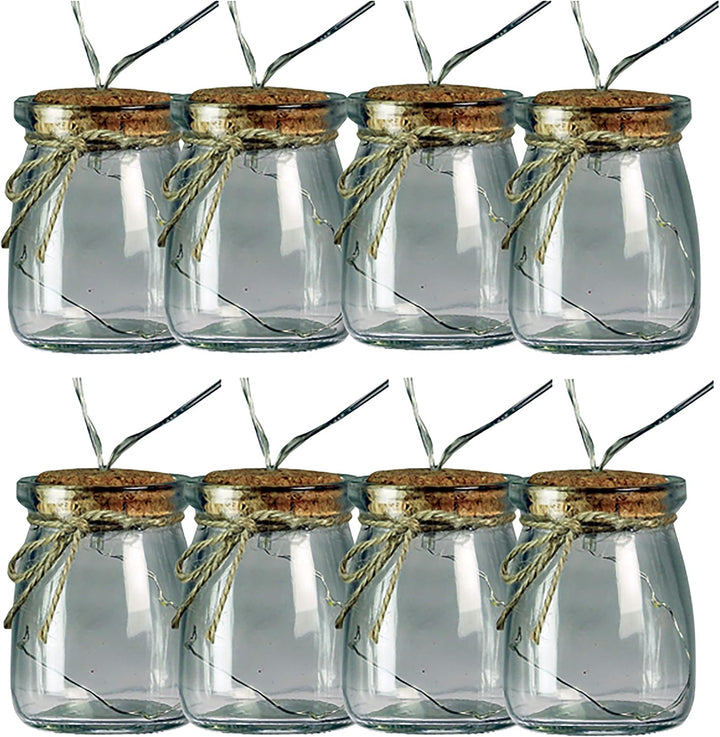 Luxform Torremolinos Solar-LED-Glas-Lichterkette, transparent