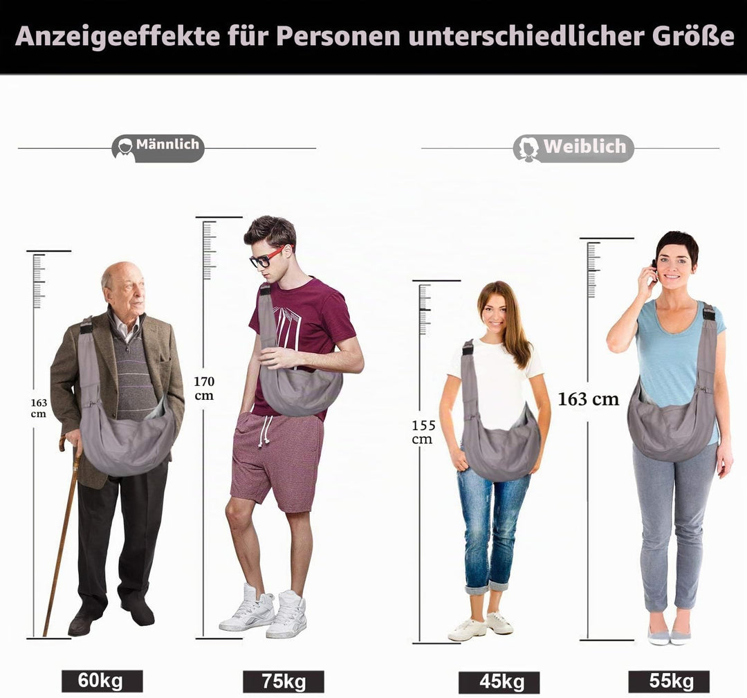 Hundetasche, Ownpets grosse Haustiertasche für kleinen Hund und Katze | Tragekraft bis 15kg – Angene
