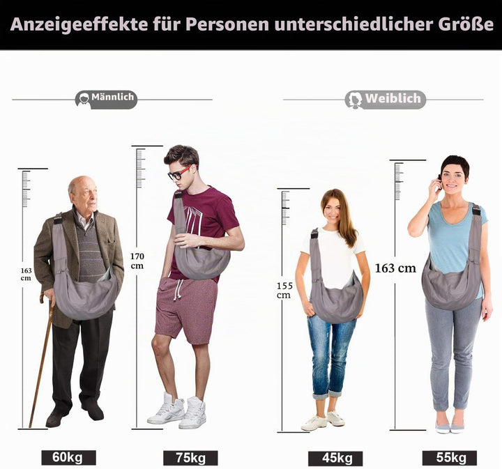 Hundetasche, Ownpets grosse Haustiertasche für kleinen Hund und Katze | Tragekraft bis 15kg – Angene
