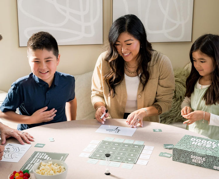 The Quick Drawing and Deduction Family Party Game for Kids, Tweens, Teens, College Students, Adults