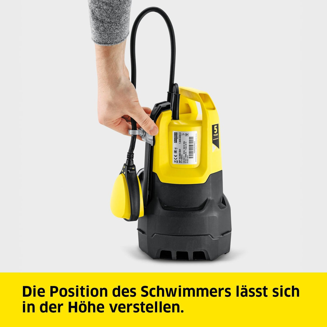 Kärcher SP 16.000 Flood Box Schmutzwasser-Tauchpumpe, Fördermenge: 16.000 l/h, für Schmutzwasser mit