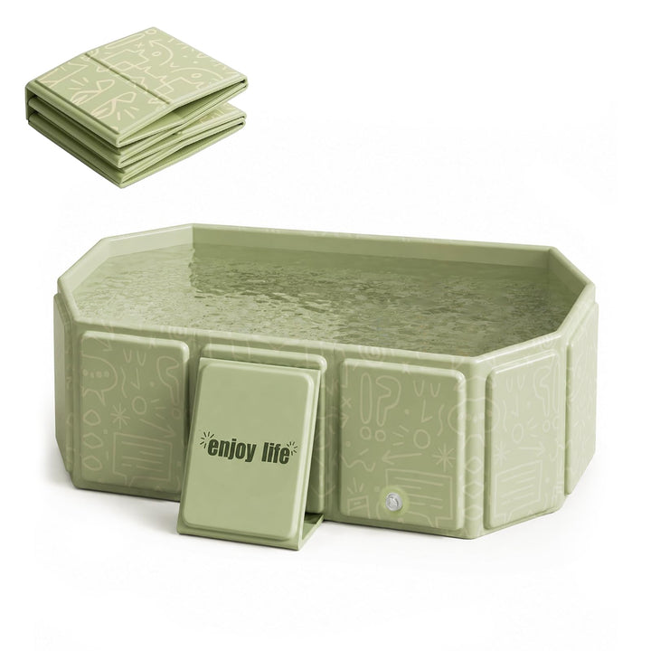 Faltbare Badewanne für Kinder, Tragbare Badewanne, Grosse Kleinkindbadewanne, Tragbares Duschbecken,