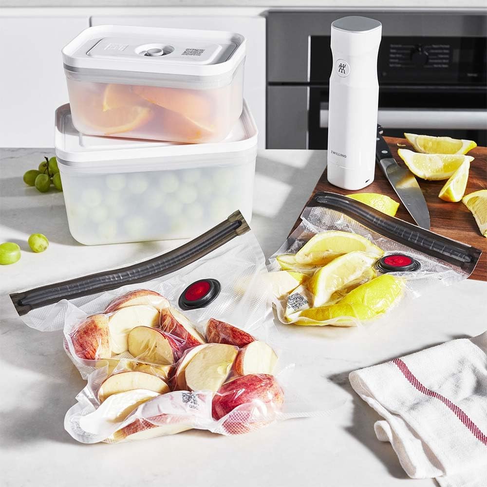 ZWILLING FRESH & SAVE VAKUUM STARTERSET, 7-TLG, KU Fresh & Save Starterset, 19 x 5 cm 7-pc Weiss, 7-