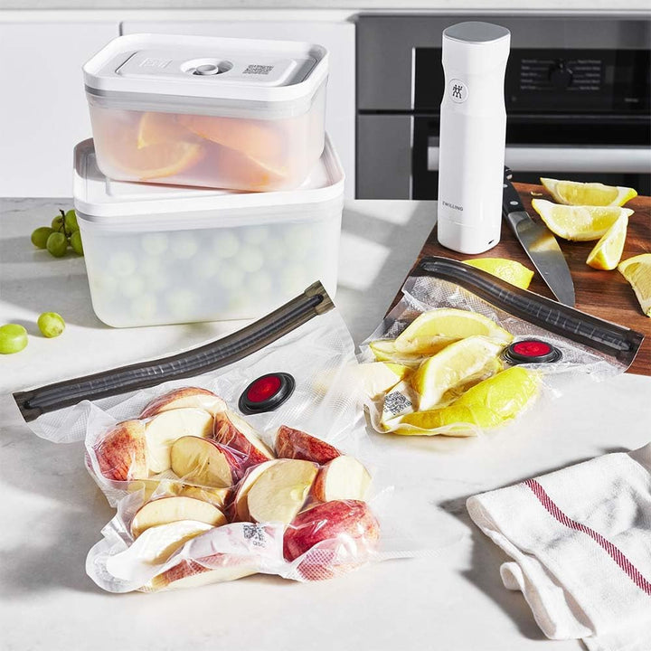 ZWILLING FRESH & SAVE VAKUUM STARTERSET, 7-TLG, KU Fresh & Save Starterset, 19 x 5 cm 7-pc Weiss, 7-