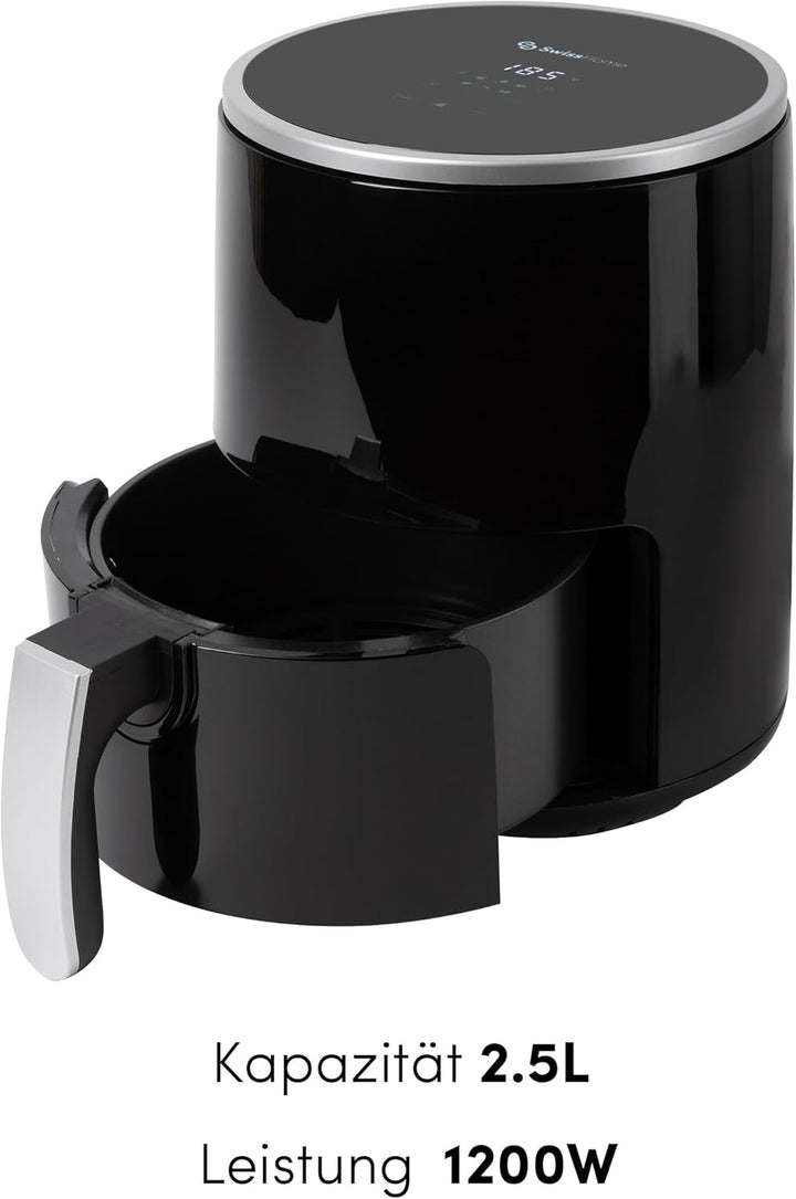 Z SwissHome PETIT - Heissluftfritteuse 2.5L 1200W - Digitales Display - Einstellbare Temperatur 80-2