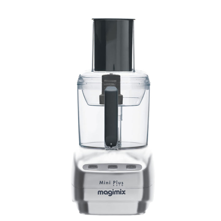 Magimix 148393 Mini Plus Küchenmaschine, chrom matt, Chrom