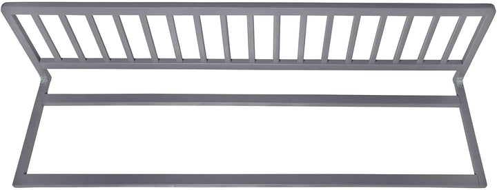 Safetots Extra Breiter Holzbettschutz, Grau, 38cm hoch x 140cm breit, Bettgitter, Sicheres Kinderbet