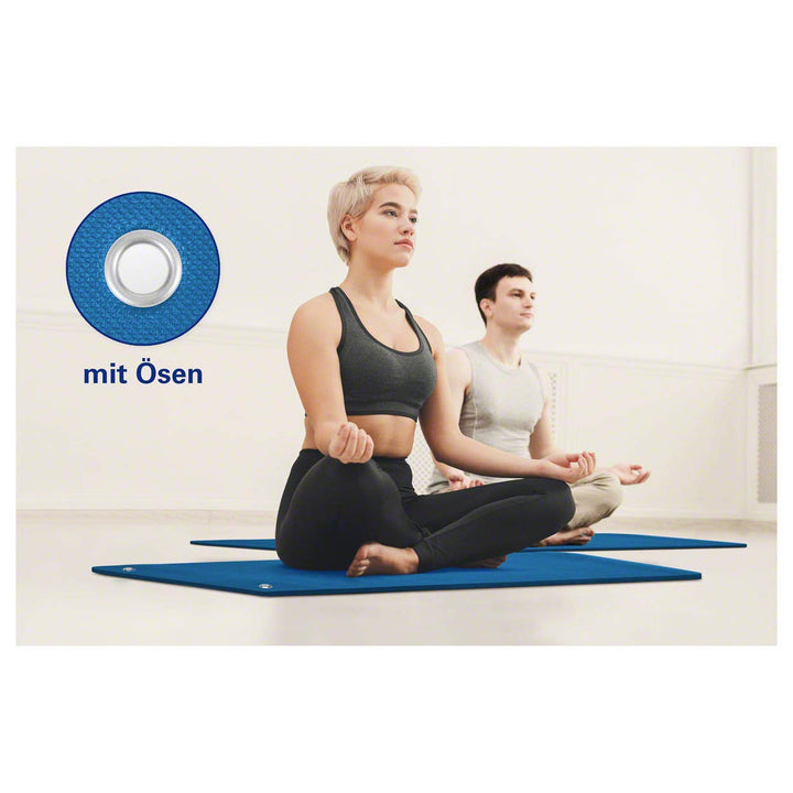 Pilates und Yogamatte inkl. Ösen Pilatesmatte Gymnastikmatte Sportmatte 140, 140
