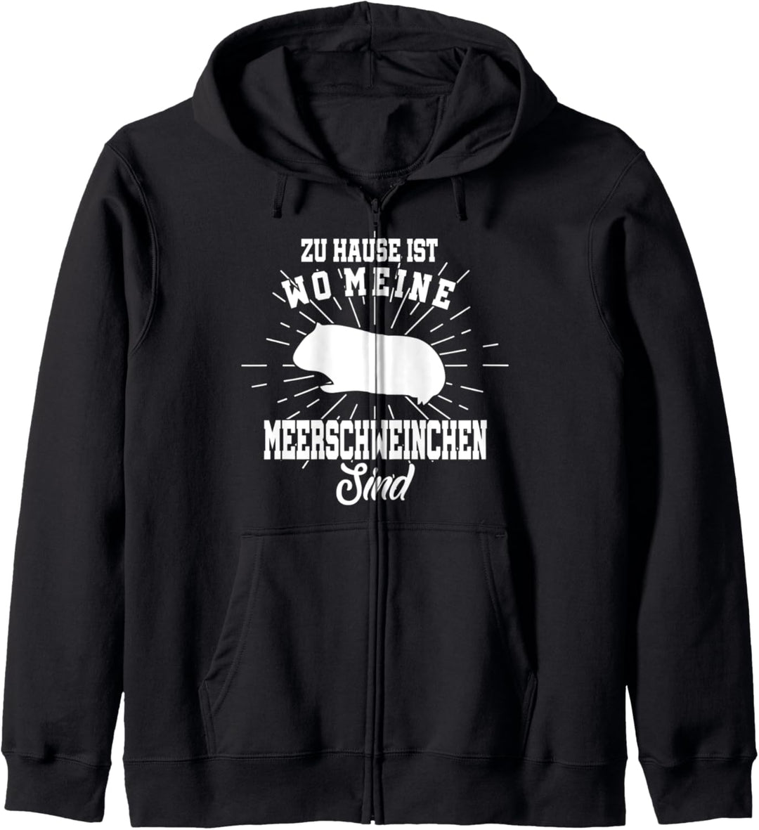 Zu Hause ist wo meine Meerschweinchen sind Kapuzenjacke