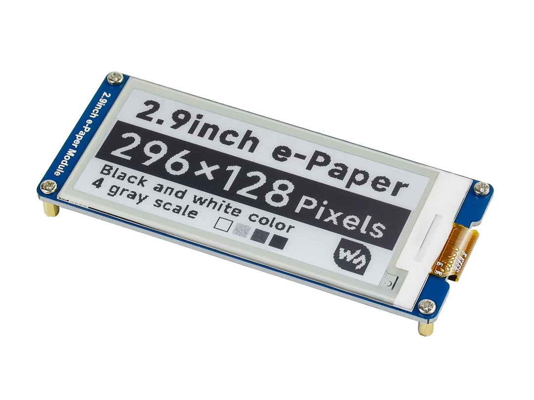 Waveshare 2.9 Inch E-Paper Display Panel Module Kit 296x128 Resolution E-Ink Electronic Screen for f