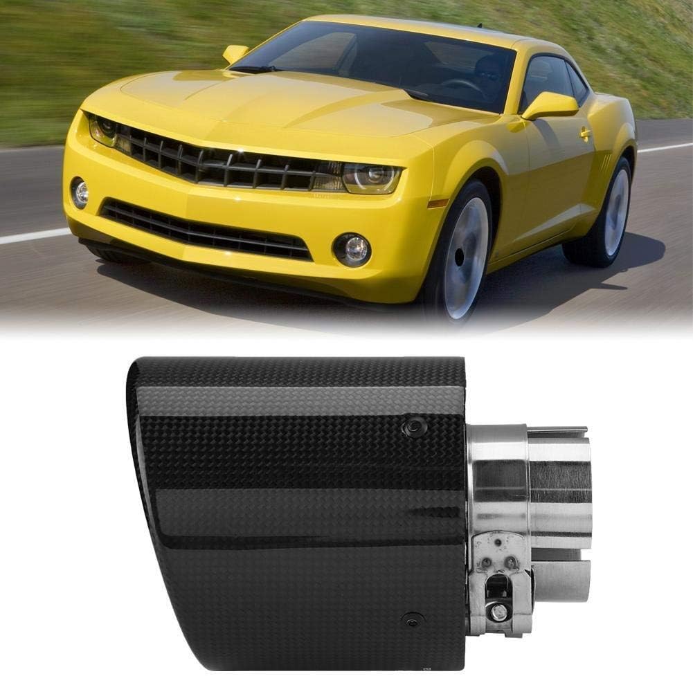 KSTE Auto Auspuffrohr, Auspuffendrohr, Carbon Faser Art Auto Modified Einzel Outlet Auspuff Schalldä