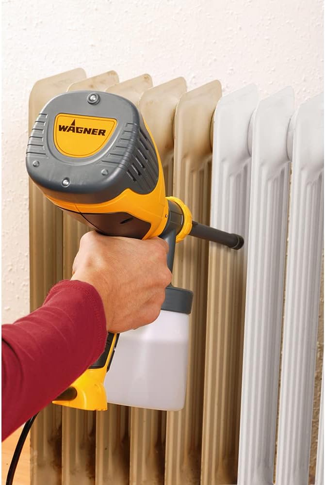WAGNER Sprühaufsatz Wood & Metal Extra Corner & Reach für Heizkörper und Schrankecken, Behälter 600