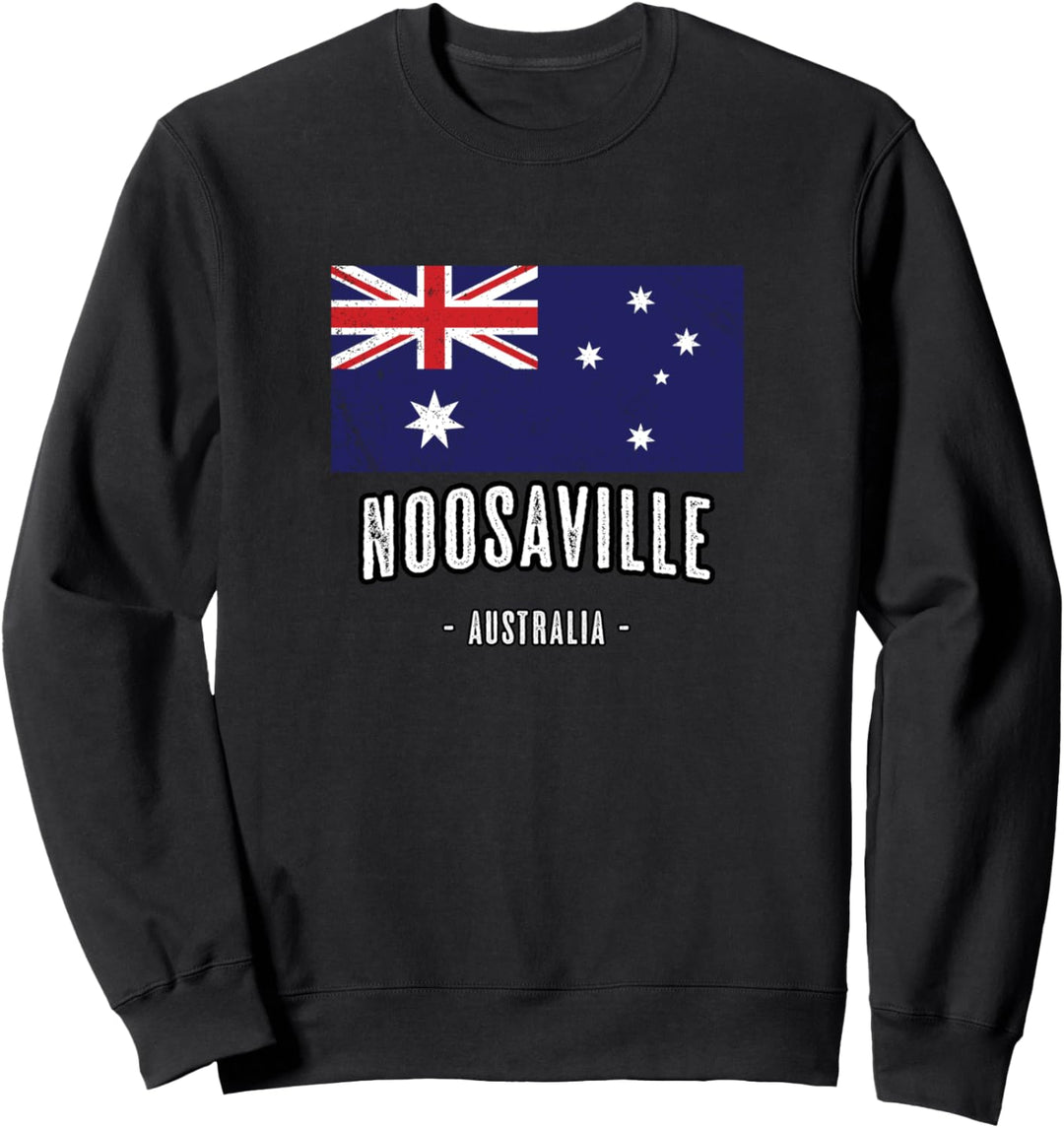 Stadt von Noosaville Australien | AU - Australische Flagge Sweatshirt