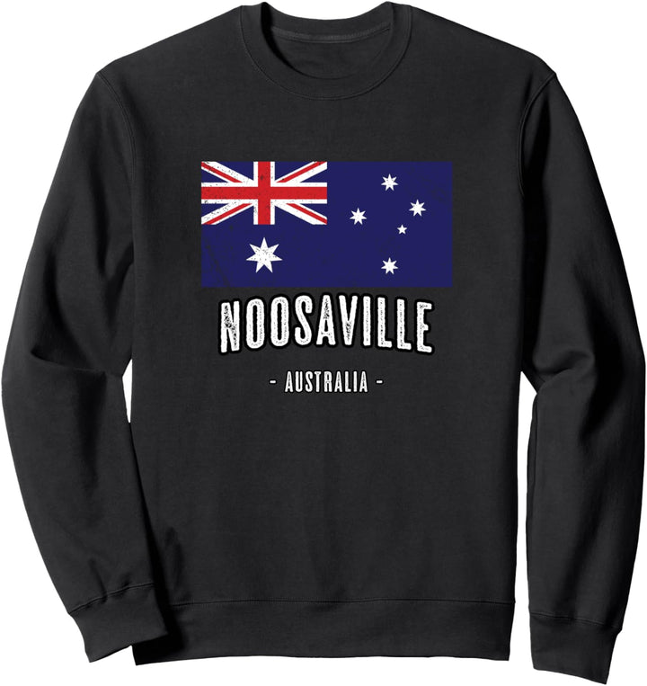 Stadt von Noosaville Australien | AU - Australische Flagge Sweatshirt