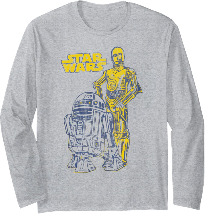 Star Wars Oversized Droid Friends Langarmshirt