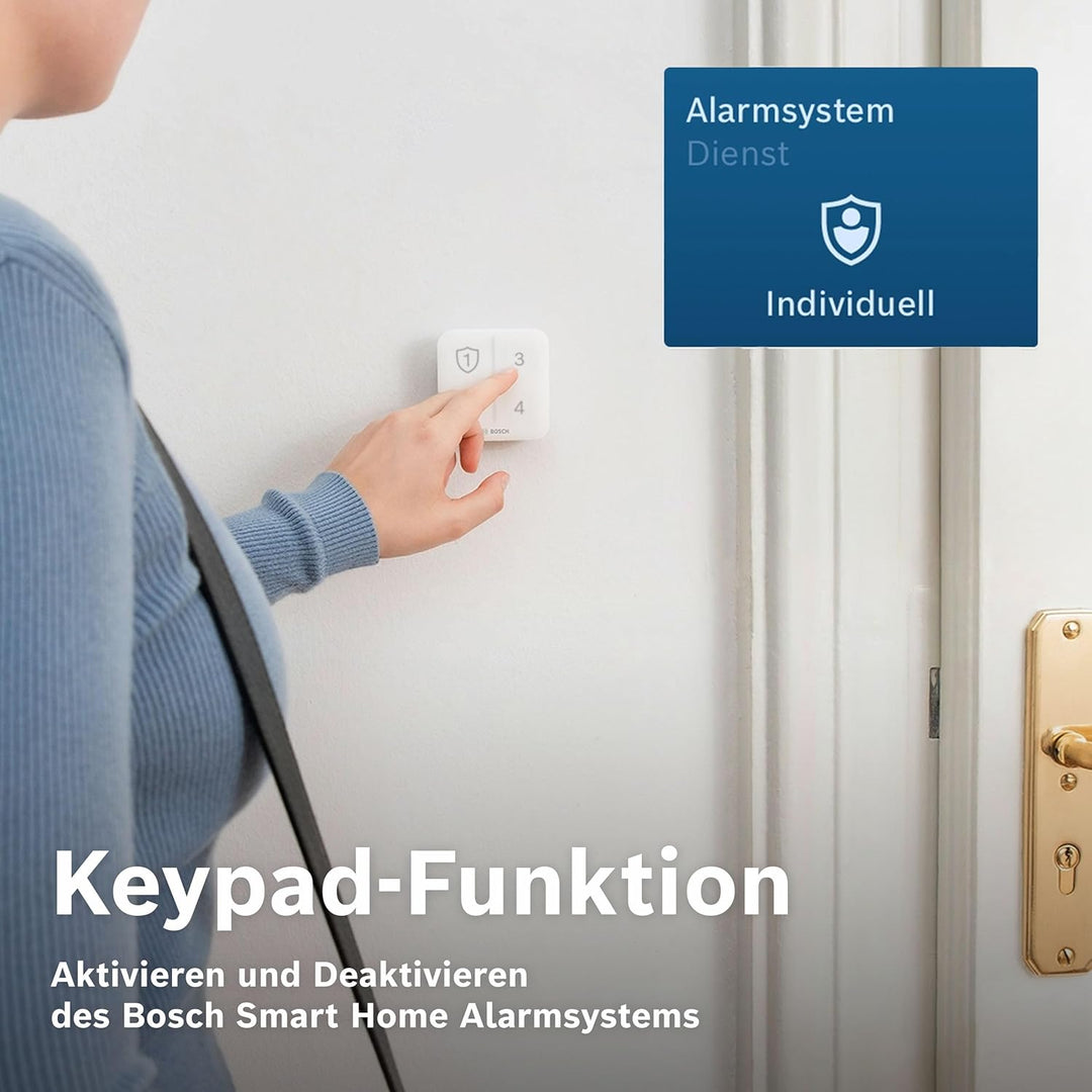 Bosch Smart Home Universalschalter II, zur einfachen Steuerung smarter Geräte, konfigurierbar für 4