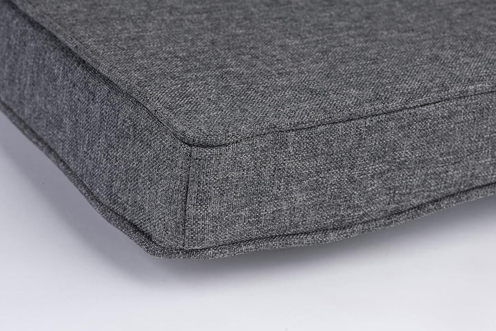 sunnypillow 4er Set Stuhlkissen 40 x 45 x 5cm | Polsterauflage Auflage für Stühle/Rattanstühle | Stu