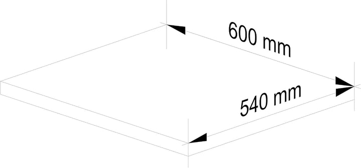 AKORD Küchenarbeitsplatte Für Unterschränke Lima S60 60 cm | | Arbeitsplatte | Schichtstoffplatte |