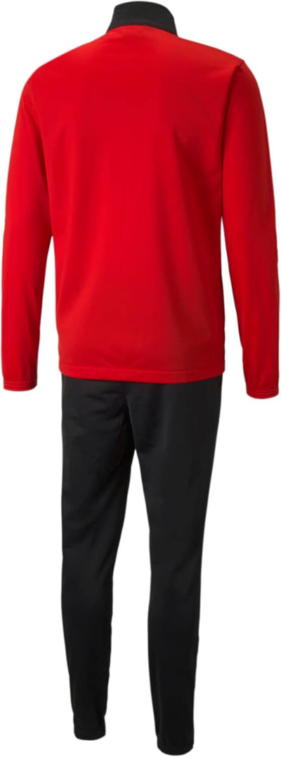 PUMA Herren Individualrise Tracksuit Trainingsanzug S Puma Red-Puma Black, S Puma Red-Puma Black