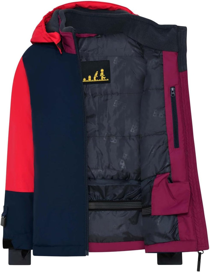 LEGO Unisex Kinder Lwjesse 701 - Jacket Jacke 110 Rot, 110 Rot