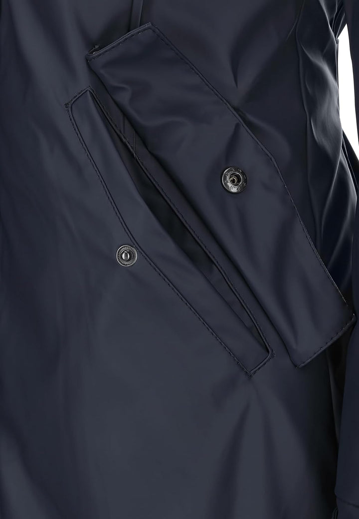 Dry Fashion Damen Regenmantel Malmö - Frauen Regenjacke Jacke mit Kapuze Lang Winddicht Wasserdicht