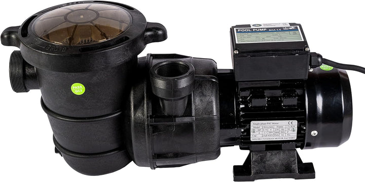 HST Profi Leis Poolpumpe 16 m3, 16020 Liter/Std, 600 W I Erweiterbare Filterpumpe mit geringer Energ