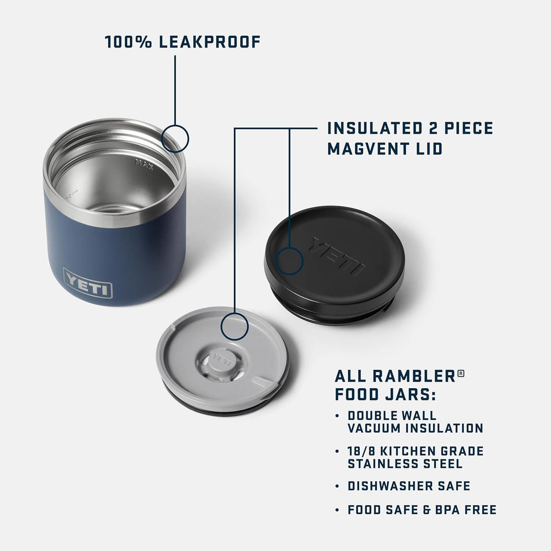YETI Rambler Isolierter Essensbehälte, Navy, 8 oz (237 ml), Navy