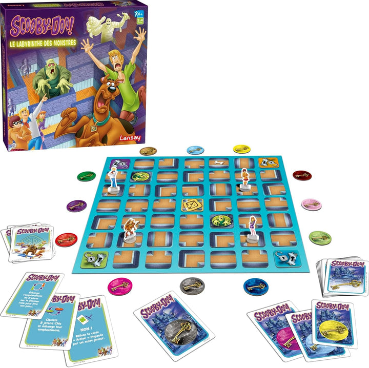 Scooby-Doo – Das Labyrinth der Monster – Gesellschaftsspiel – Rätsel und Untersuchungen zwischen Fre